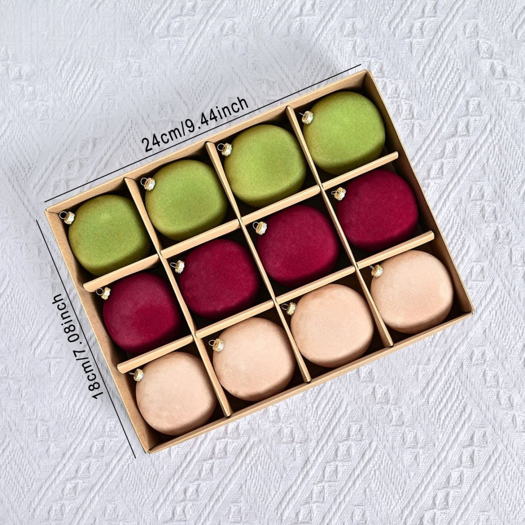 Pure color implants Christmas ball Christmas tree ornaments