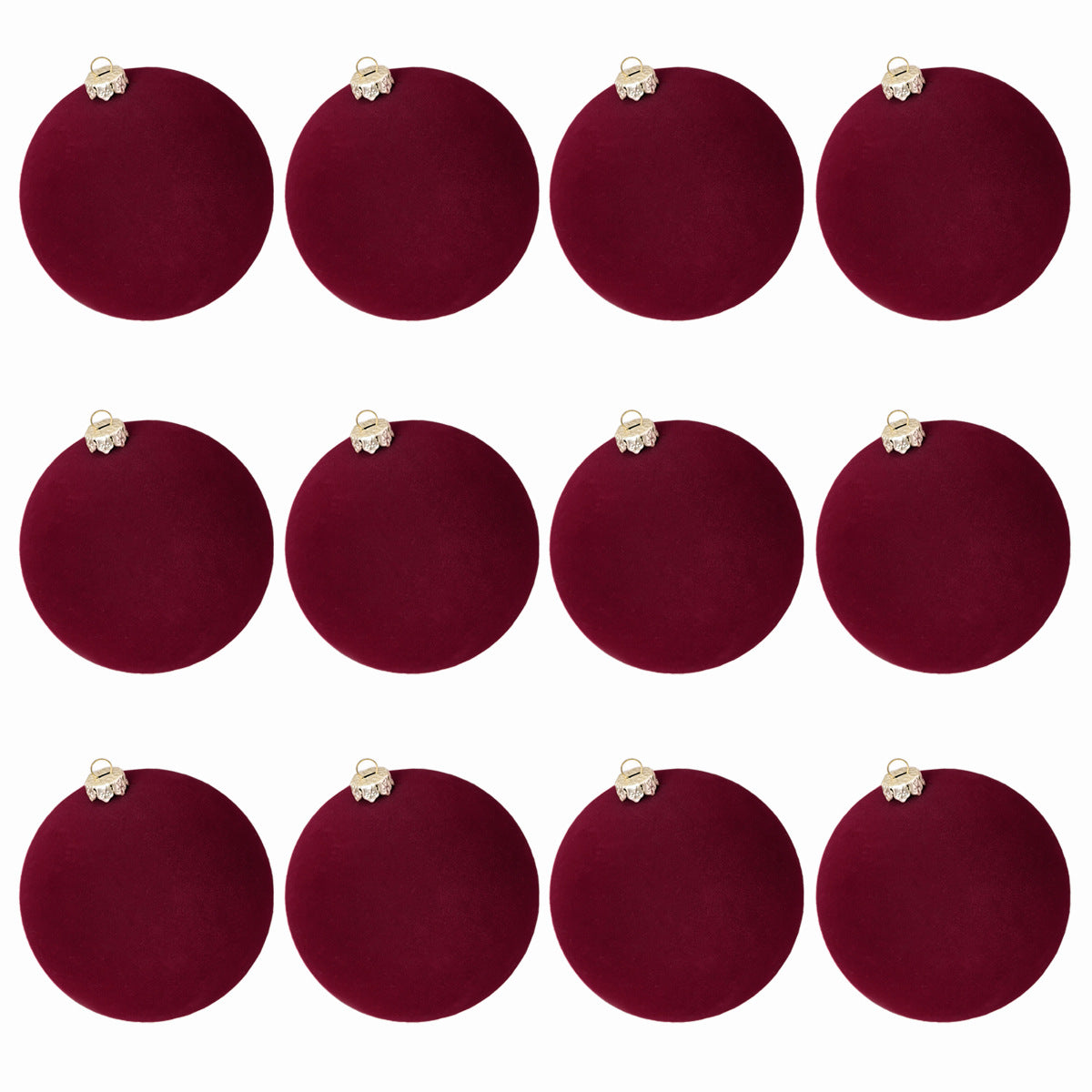 Pure color implants Christmas ball Christmas tree ornaments