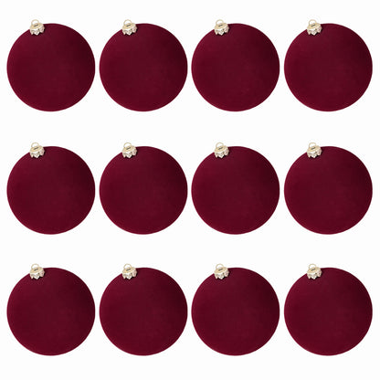 Pure color implants Christmas ball Christmas tree ornaments