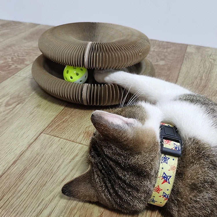 Foldable Accordion Cat Scratching Board