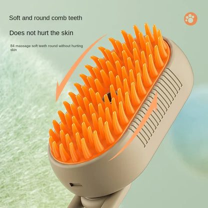 Pet Electric Steam Spray Massage Brush🌟3 in 1