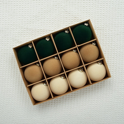 Pure color implants Christmas ball Christmas tree ornaments