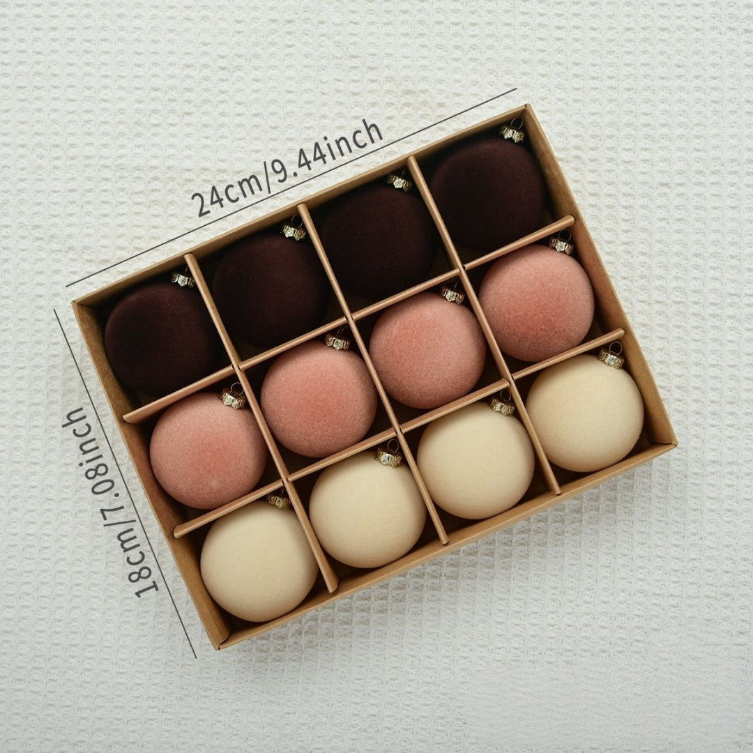 Pure color implants Christmas ball Christmas tree ornaments