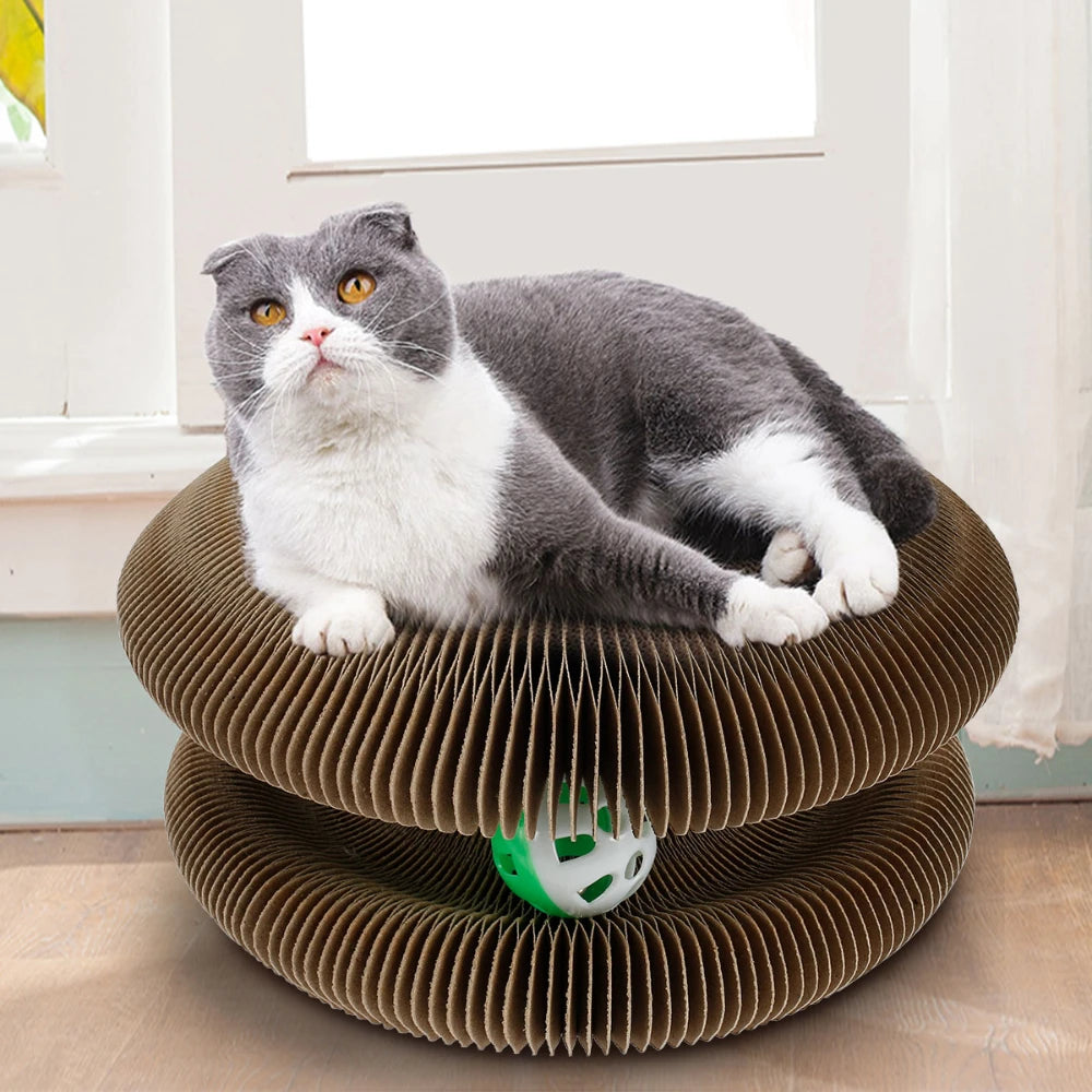 Foldable Accordion Cat Scratching Board