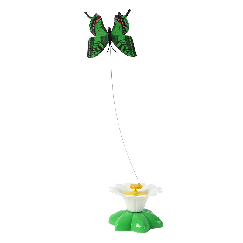 Auto Rotating Cat Teaser 🦋Butterfly & Bird🦜