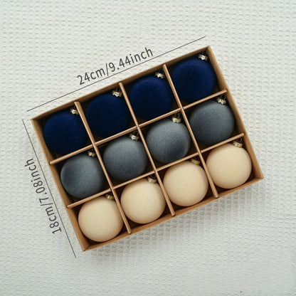 Pure color implants Christmas ball Christmas tree ornaments