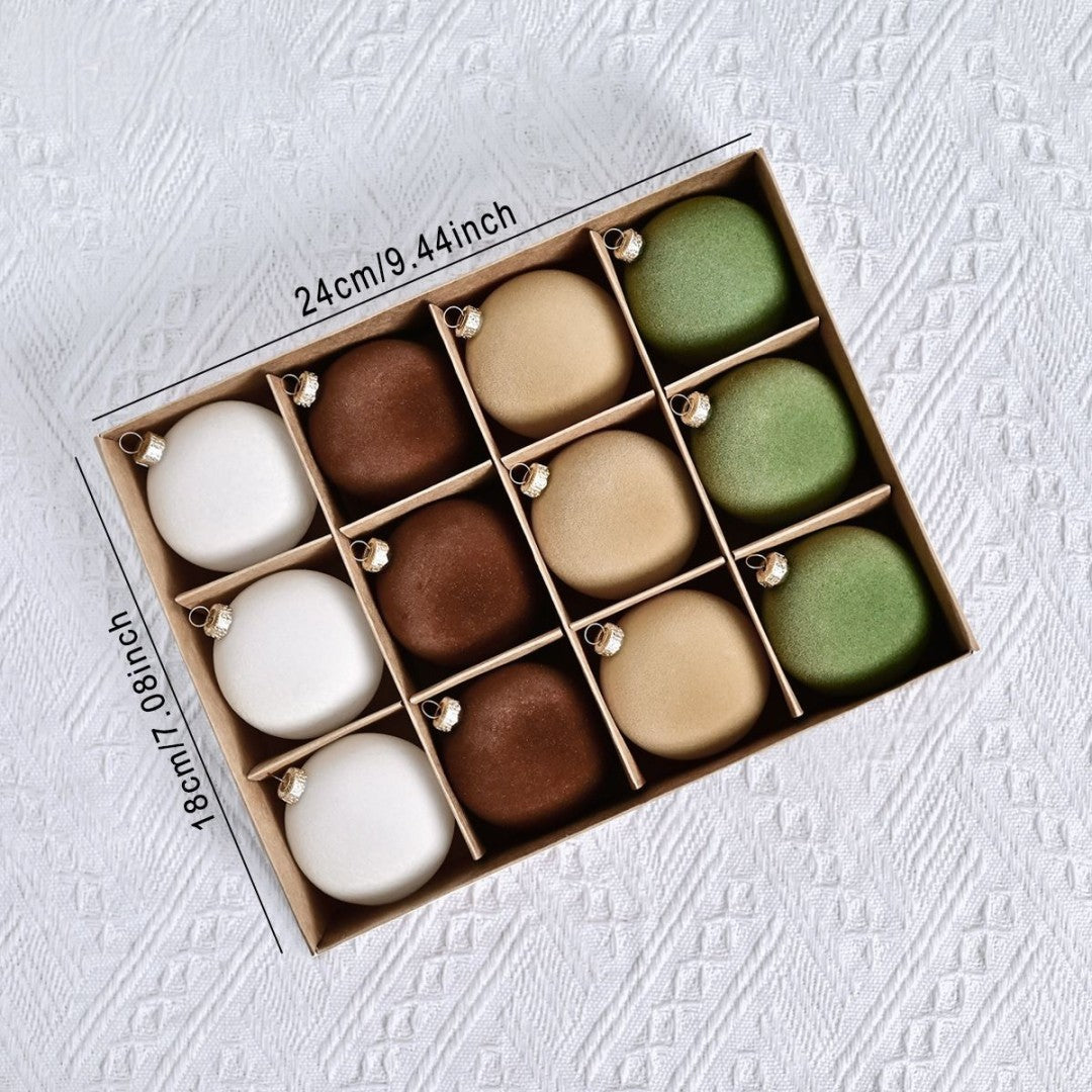 Pure color implants Christmas ball Christmas tree ornaments