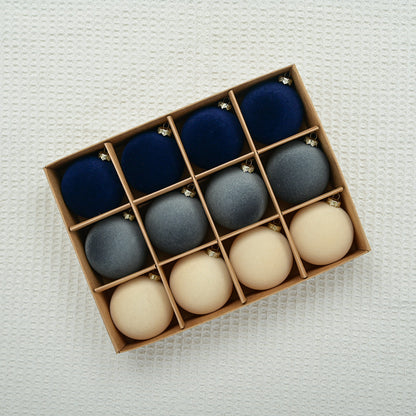 Pure color implants Christmas ball Christmas tree ornaments