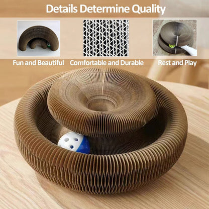 Foldable Accordion Cat Scratching Board