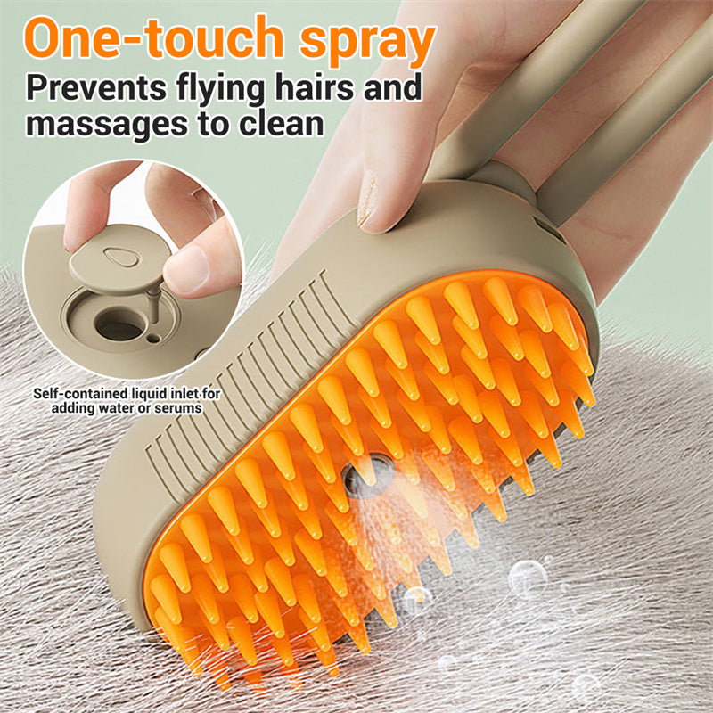 Pet Electric Steam Spray Massage Brush🌟3 in 1