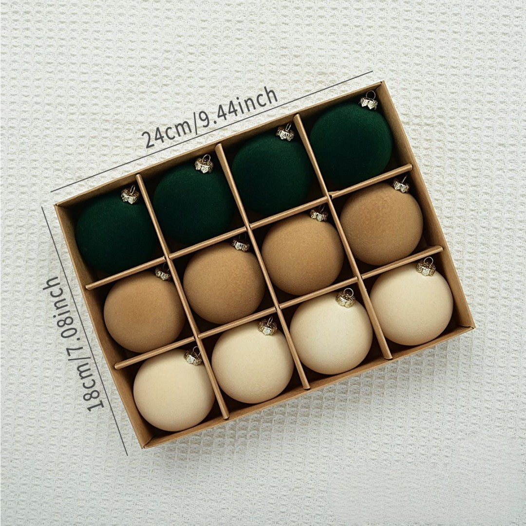 Pure color implants Christmas ball Christmas tree ornaments