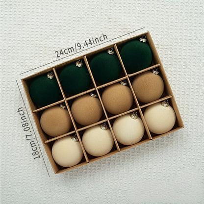 Pure color implants Christmas ball Christmas tree ornaments